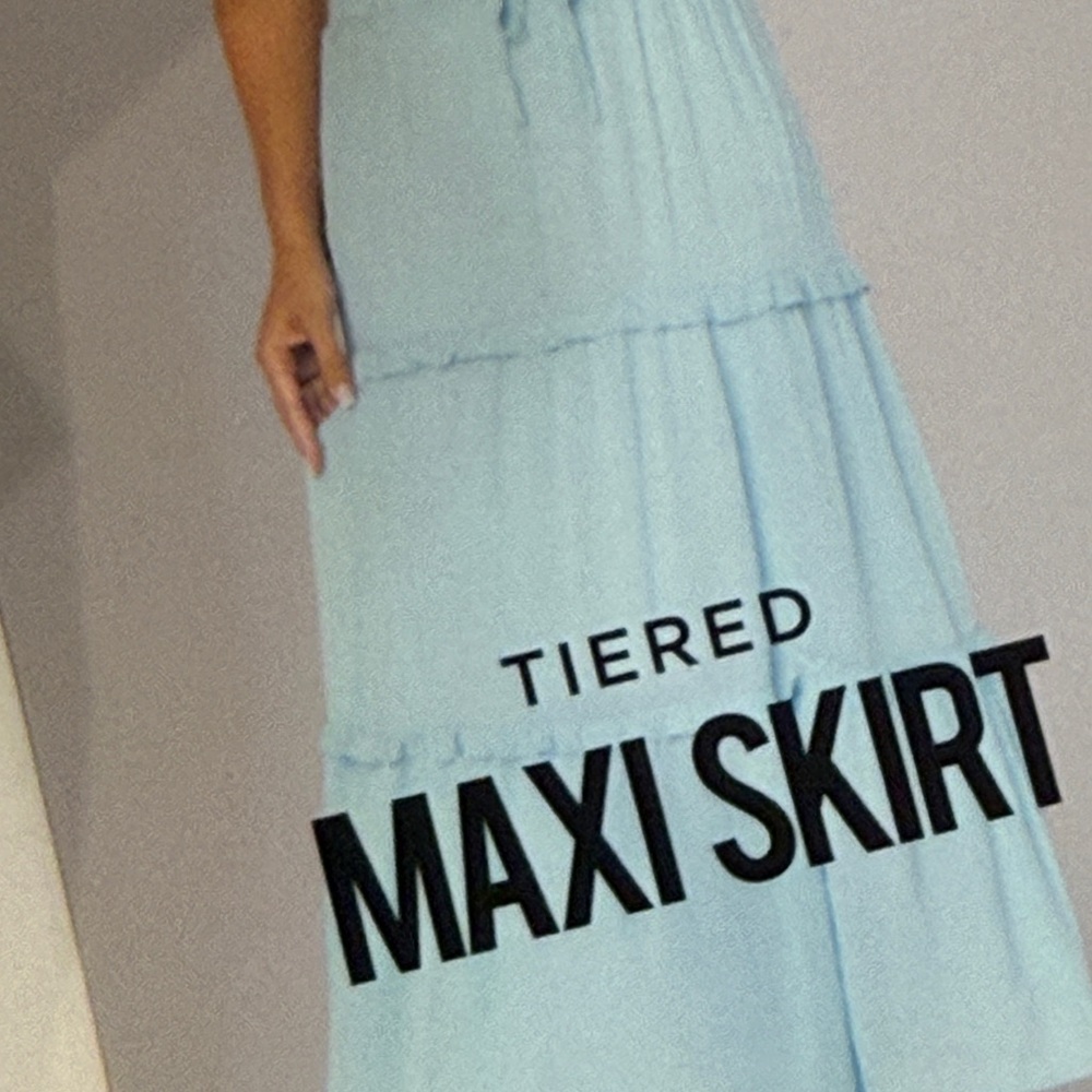 🆕 Desert Sage Tiered Maxi Skirt XL – Boho Western Flowy Maxi 🆕 - Picture 9 of 15